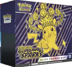 Pokemon TCG Scarlet & Violet Surging Sparks Elite Trainer Box English Pikachu - Image 1