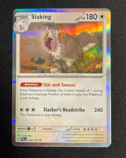 Slaking 162/193 Holo Rare Paldea Evolved Pokemon TCG - Image 1