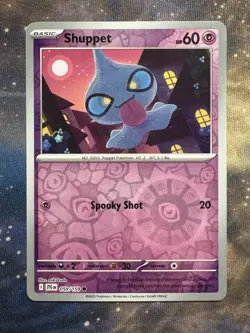 Pokemon TCG Shuppet 059/159 Sv09: Journey Together Reverse Holo - Image 1