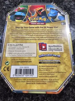Pokemon 2014 Venusaur EX Power Trio Tin Factory Sealed NO TEARS TRUE 2014! - Image 2