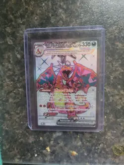 Pokemon TCG Charizard ex 215/197 SV03 Obsidian Flames Ultra Holo - Image 1