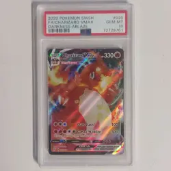 Pokemon Charizard VMAX 020/189 Darkness Ablaze Full Art Holo Ultra Rare PSA 10 - Image 1