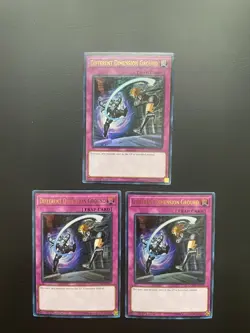 Yugioh Different Dimension Ground DUDE-EN045 Ultra Rare 1st Edition MP X3 - Image 1