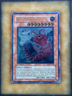 Yugioh Doom Dozer SOI-EN024 Ultimate Rare 1st Ed NM - Image 1