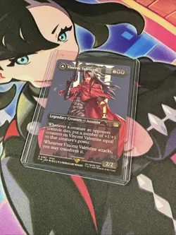 1x Vincent Valentine, Borderless Art, Final Fantasy, MTG NM - Image 3