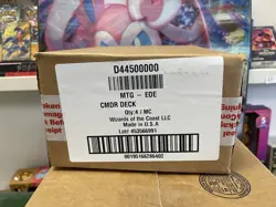 Factory Sealed Case Commander Decks (4 Per Case) EOE EDGE OF ETERNITY MTG - Image 1