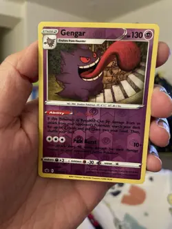 Pokemon Gengar Card 057/198 Chilling Reign Reverse Holo Rare Near Mint - Image 1