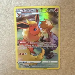 Pokemon Flareon TG01/TG30 Brilliant Stars Trainer Gallery Ultra Rare Holo Card - Image 1