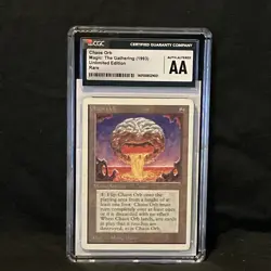 Chaos Orb Unlimited CGC (9021) Grade AA Magic | MTG - Image 1
