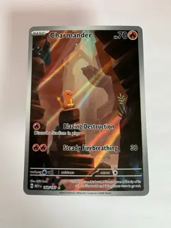 151 Pokemon TCG Charmander Bulbasaur & Squirtle Illustration Rare Card Set Clean - Image 2