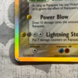 Rayquaza 13/113 EX Delta Species Pokemon Card Reverse Holo Rare Stamped HP - Image 4