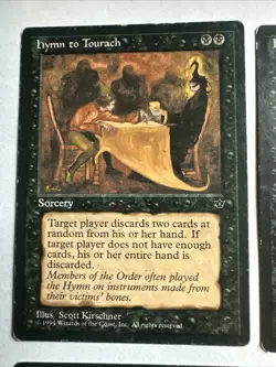 Hymn To Tourach X4 Fallen Empires LP Condition See Pics Front/back - Image 2