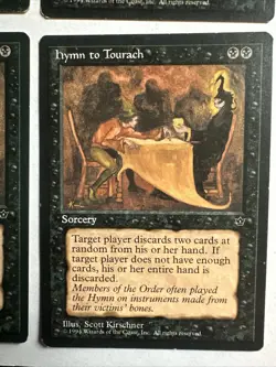 Hymn To Tourach X4 Fallen Empires LP Condition See Pics Front/back - Image 5