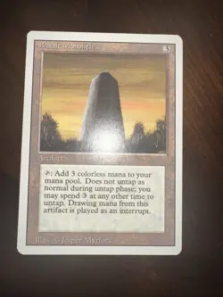 Basalt Monolith Revised MTG LP Artifact EDH Commander Vintage Legacy Colorless - Image 2