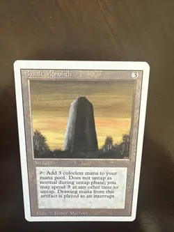 Basalt Monolith Revised MTG LP Artifact EDH Commander Vintage Legacy Colorless - Image 4