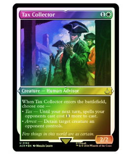 Tax Collector - Foil Etched Assassin's Creed MTG - Image 1