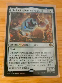 MTG Phelia, Exuberant Shepherd (FOIL) 0040 Modern Horizons 3 M/NM Free UK P&P - Image 1