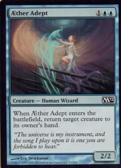 Magic 2012 (M12) #41 Aether Adept - Image 1
