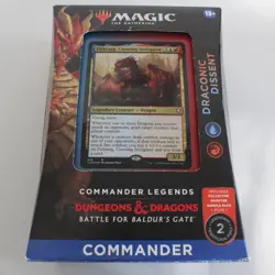 MTG Factory Sealed Commander Legends Battle for Baldurs Gate Draconic Dissent - Image 1