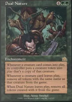 MTG Dual Nature, Prophecy, Heavily Played, English - Image 1