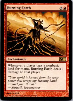 Burning Earth R Magic 2014 (M14) 130 NM - Image 1