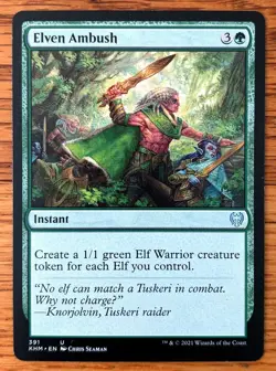 MTG Elven Ambush - Kaldheim, English - Image 1