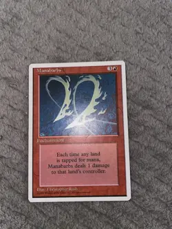 MTG Manabarbs LP Fourth Edition 212/379 Regular Rare - Image 1