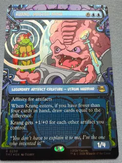 Krang, Master Mind (Showcase) FOIL - NM - Teenage Mutant Ninja Turtles MTG 230 - Image 1