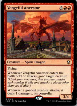 Magic the Gathering Vengeful Ancestor Murders at Karlov Manor Commander MTG - Image 1