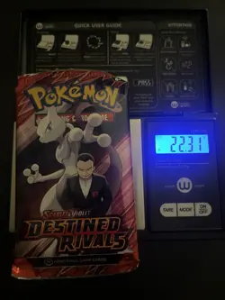 (VERY HEAVY) 22.31g Pokemon TCG Destined Rivals Booster Pack (SEALED)✅ - Image 1