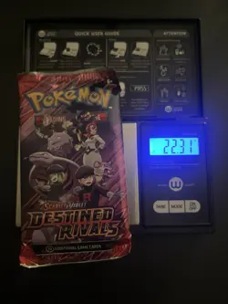 (VERY HEAVY) 22.31g Pokemon TCG Destined Rivals Booster Pack (SEALED)✅ - Image 1