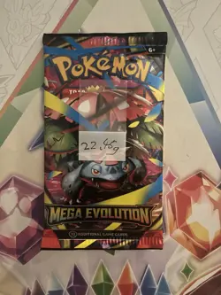 (HEAVY) 22.45g Pokemon TCG Mega Evolution Booster Pack (SEALED)✅ - Image 2