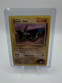 Brock’s Onix 69/132 - Gym Heroes - Vintage 1999-2000 - Pokemon TCG - Image 3