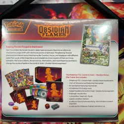 Pokemon: Scarlet & Violet 3: Obsidian Flames Elite Trainer Box - 9 Packs 820650853913 - Image 1