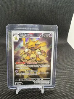 Pokemon TCG Alakazam 009 Black Star Promo Holo 140 HP Psychic Me Mega Evolution - Image 1