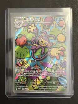 Pokemon TCG: Ambipom 107/094 Me02: Phantasmal Flames Holo IR NM - Image 1