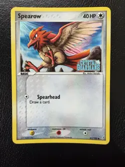 Pokemon Spearow EX Crystal Guardians 61/100 Reverse Holo 2006 MP - Image 1