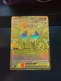 Mega Charizard X Ex 130/094 Phantasmal Flames Hyper Rare Pokemon TCG Mint - Image 1