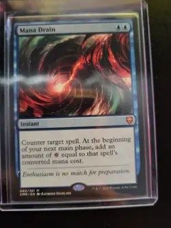 MTG Magic the Gathering NM Mana Drain 80 Commander Legends - Image 1