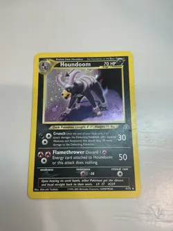 Houndoom 4/75 Holo Pokemon Neo Discovery WOTC Vintage Unlimited LP/MP - Image 1