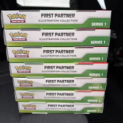 Pokemon TCG First Partner Illustration Series 1 7 Box Cases Factory Sealed - Image 3