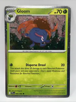 Pokemon TCG Gloom 002/094 Cosmos Holo Phantasmal Flames SWIRL - Image 1