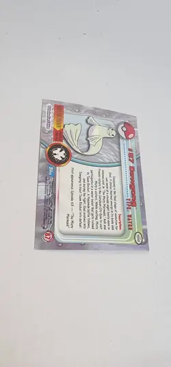 Topps 2000 Pokemon Dewgong #87 TV Animation Edition, Blue Label, Foil - Image 4