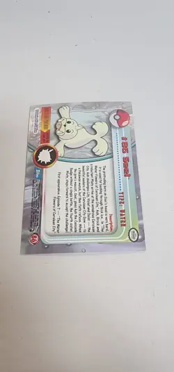 2000 TOPPS Chrome Pokemon Seel #86 TV Animation - Series 2 Holo Foil - Image 2