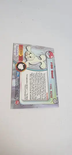 2000 TOPPS Chrome Pokemon Seel #86 TV Animation - Series 2 Holo Foil - Image 3