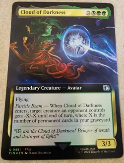 Cloud of Darkness - #481 Foil (Extended Art) Final Fantasy - Mtg - Image 1