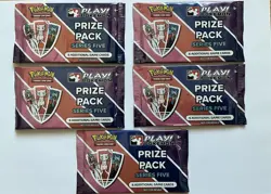 Play Pokemon Prize Pack series 5 (5 Packs) - New - Image 1
