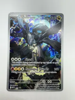 Pokemon N's Zekrom 031/MEP Full Art Holo 130 HP Shred Rampaging Thunder - Image 1