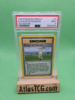 Eleveur de Pokemon 76/102 1st Edition - Base Set - Pokemon - PSA 9 - French GRAD - Image 1
