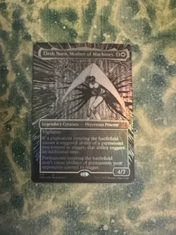 Elesh Norn, Mother of Machines (Borderless) Phyrexia: All Will Be One Foil - Image 1